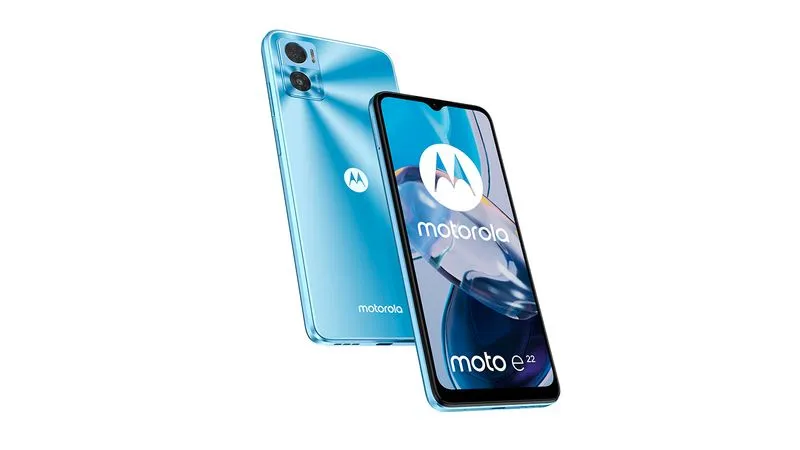 Celular Motorola E22 4GB 64GB Azul